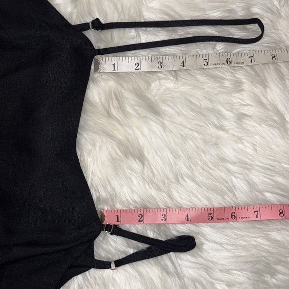 The Vintage Shop Black Ruffle Cropped Jumpsuit - Picture 5 of 12